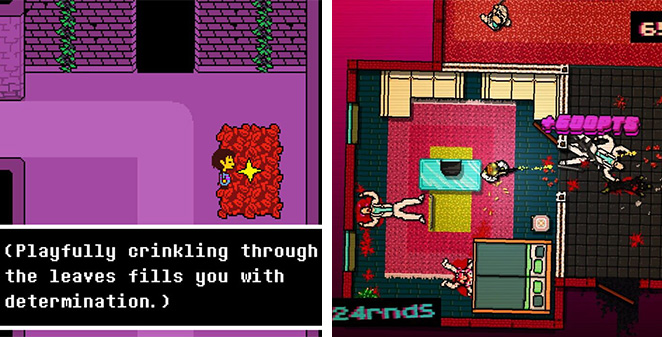 Undertale And Hotline Miami