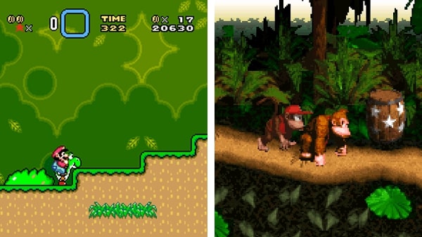 Super Mario World vs Donkey Kong Country