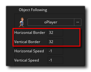 Object Following Border